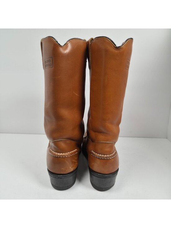VTG Double H Sub Zero Insulated Men\'s Brown Leather Cowboy Boots US Size 10D main image 5